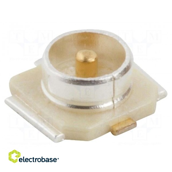 Socket | coaxial | male | straight | 50Ω | SMT | on PCBs | -40÷90°C | 6GHz image 2