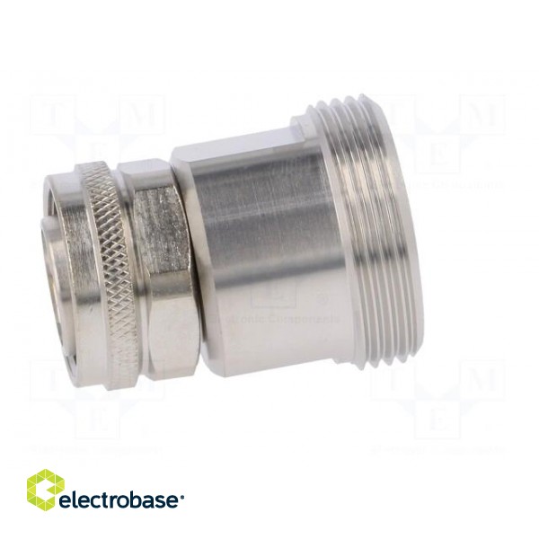 Adapter | 4.3-10 plug,7-16 socket | Insulation: teflon | 6GHz | 50Ω фото 7