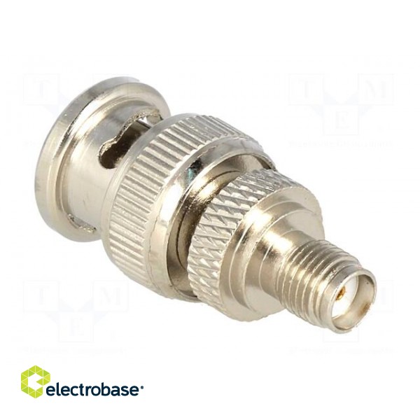 Adapter | SMA female,BNC male | Plating: gold-plated фото 4