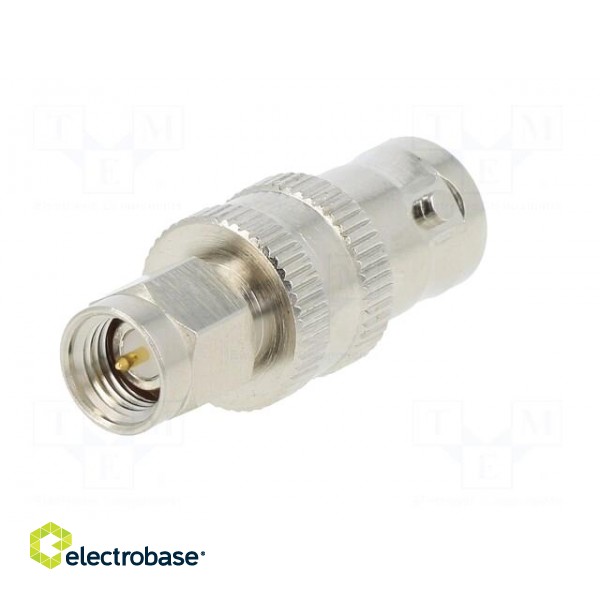 Adapter | BNC socket,SMA plug | Insulation: PTFE | 50Ω image 2