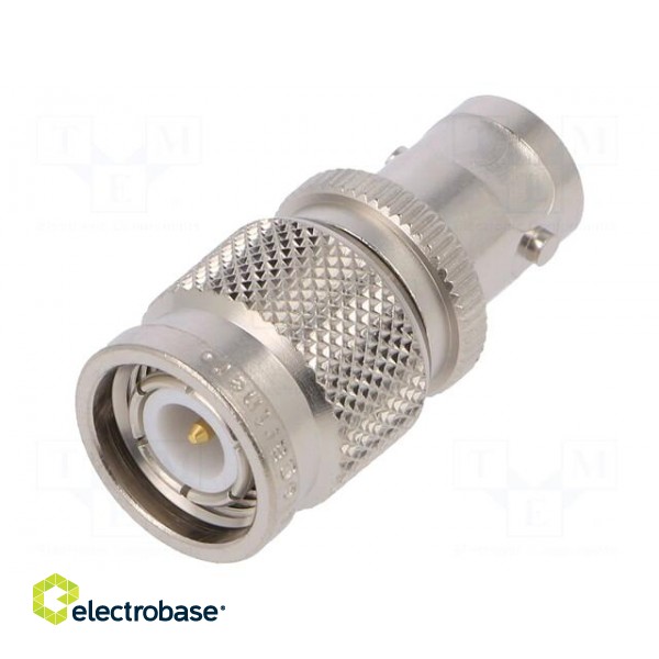 Adapter | BNC socket,TNC plug | Insulation: PTFE | 50Ω | 4GHz image 1
