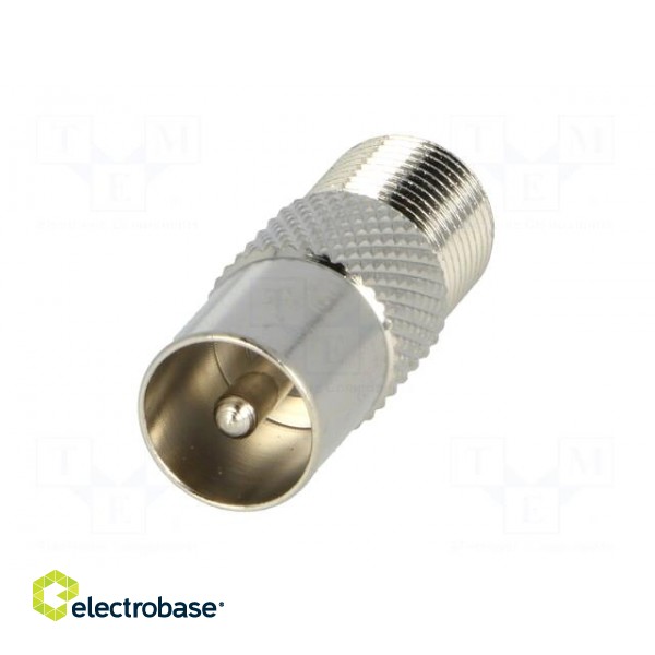 Adapter | F socket,coaxial 9.5mm plug фото 2