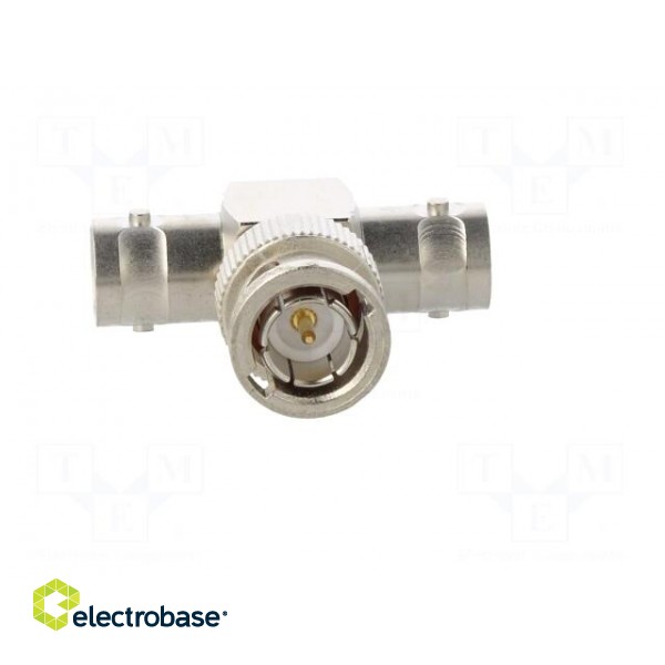 T adapter | BNC plug,BNC socket x2 | Insulation: teflon | 75Ω | 4GHz image 9