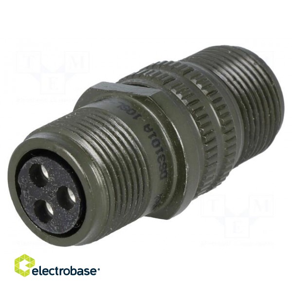 Connector: circular | Series: DS/MS | plug | female | PIN: 3 | for cable image 1