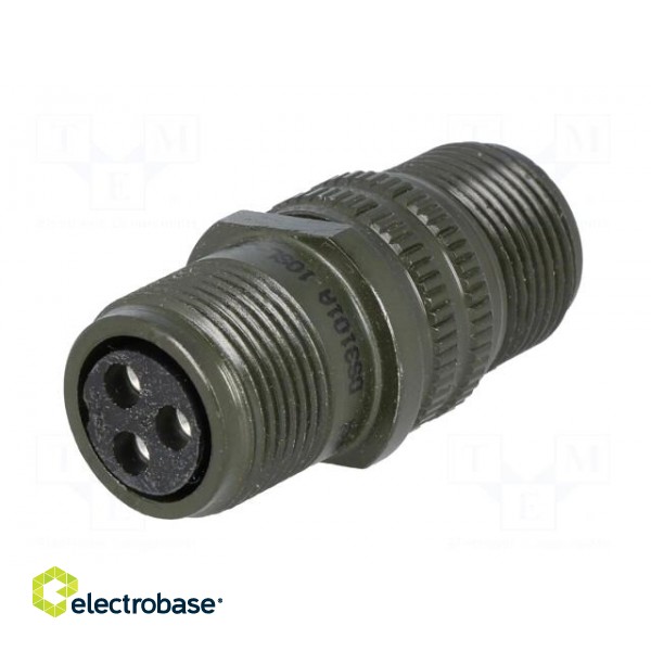 Connector: circular | Series: DS/MS | plug | female | PIN: 3 | for cable image 2