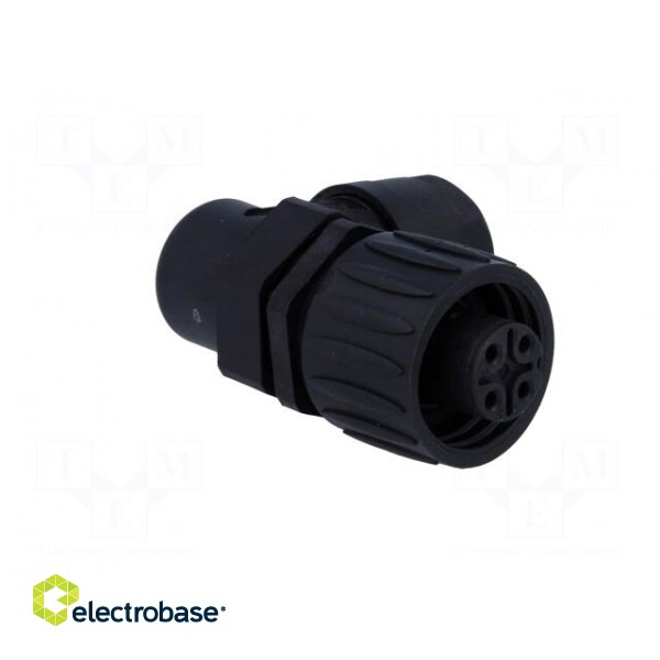 Connector: circular | plug | PIN: 4 | female | screw terminal | 400V | 16A image 8