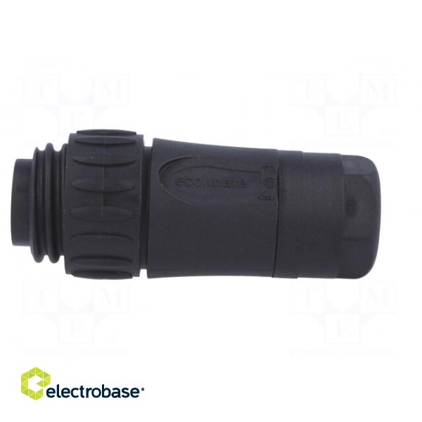 Connector: circular | plug | for cable | PIN: 4 | male | screw terminal image 3