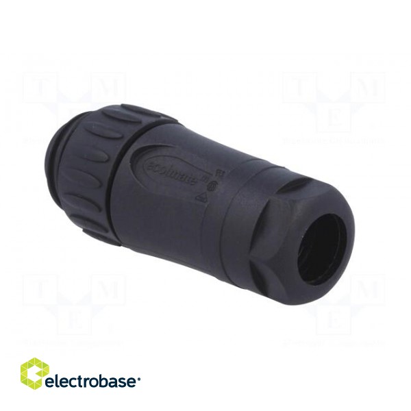 Connector: circular | plug | for cable | PIN: 4 | male | screw terminal image 4