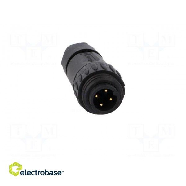 Connector: circular | plug | PIN: 4 | male | screw terminal | IP65,IP67 фото 9