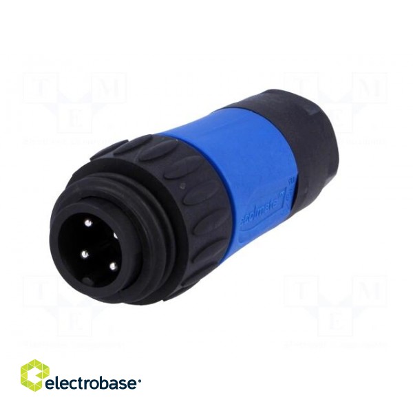 Connector: circular | plug | PIN: 4 | male | screw terminal | IP65,IP67 фото 2