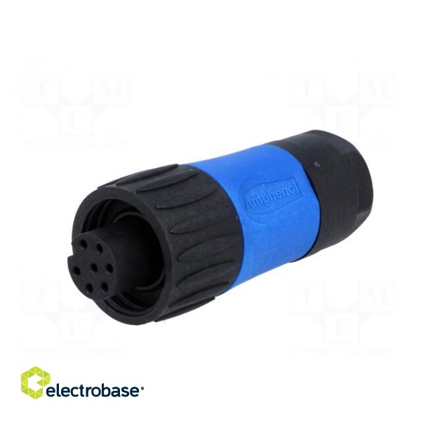 Connector: circular | plug | for cable | PIN: 7 | female | soldering image 2