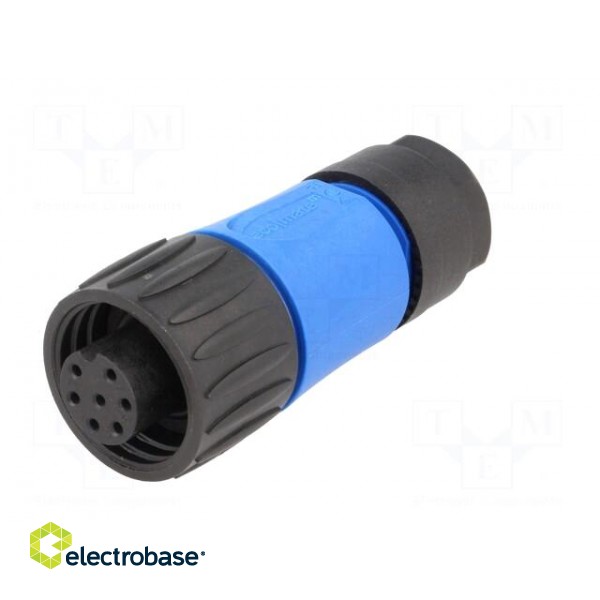 Connector: circular | plug | PIN: 7 | female | w/o contacts | IP65,IP67 image 2