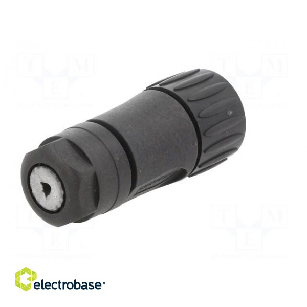 Connector: circular | plug | for cable | PIN: 7 | female | w/o contacts image 6