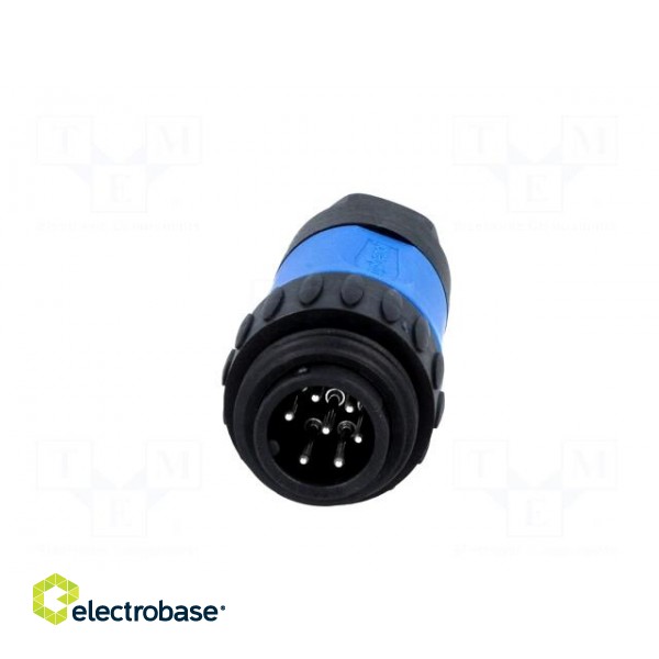 Connector: circular | plug | PIN: 7 | male | soldering | silver plated image 9