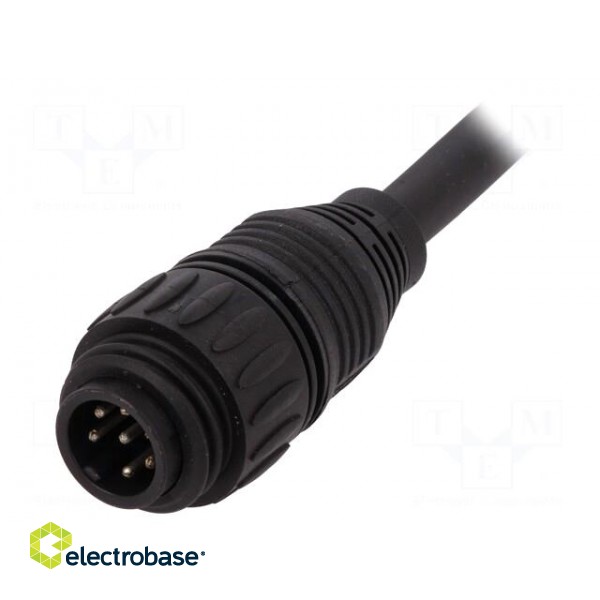 Connector: circular | plug | PIN: 7 | male | cables | ECOMATE (C016)