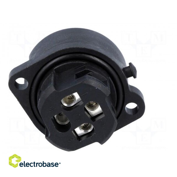 Connector: circular | socket | PIN: 4 | female | screw terminal | 400V image 5