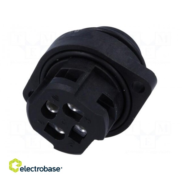 Connector: circular | socket | PIN: 4 | male | screw terminal | 400V | 16A image 6