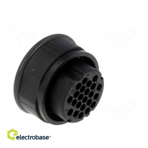 Connector: circular | female | UIC558 | PIN: 22 | for cable | crimped image 4