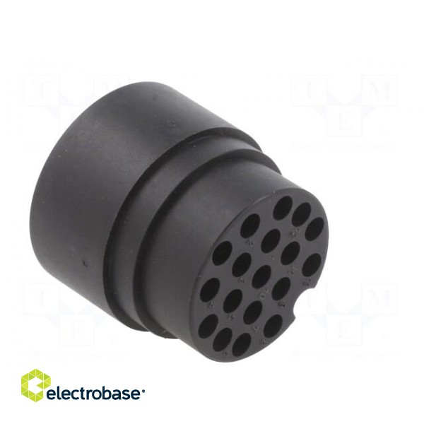 Connector: circular | male | UIC558 | PIN: 13 | for cable | crimped | 60V image 4