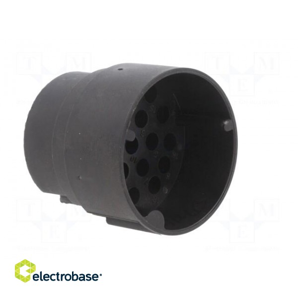 Connector: circular | male | UIC558 | PIN: 18 | for cable | crimped | 60V image 8