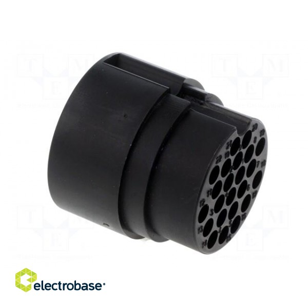 Connector: circular | male | UIC558 | PIN: 22 | for cable | crimped | 60V image 4