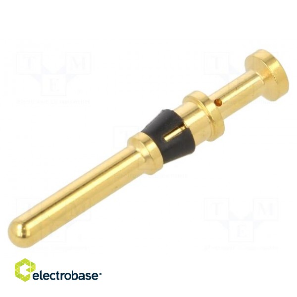 Contact | male | copper alloy | gold-plated | 0.75÷1mm2 | UIC558 | 10A