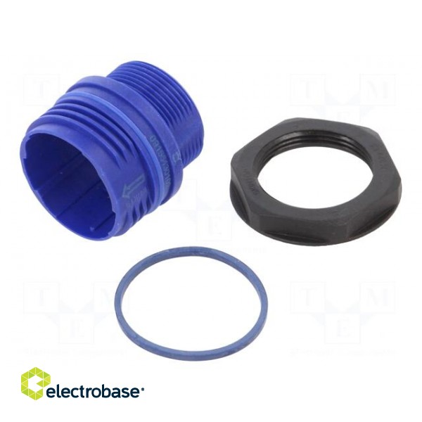Enclosure: for circular connectors | Han® F+B | external thread image 1