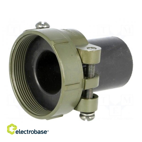 Cable hood and fastener | Series: DS/MS | Case: size 32 | grey-olive image 1