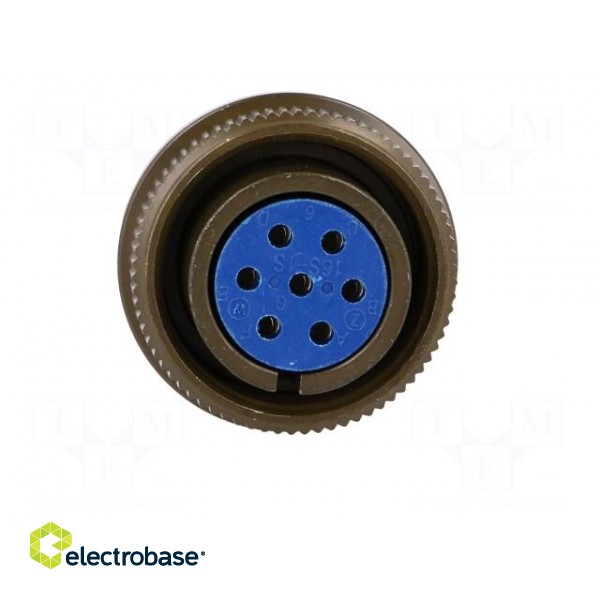 Connector: circular | Series: 97 | plug | female | PIN: 7 | silver plated paveikslėlis 9