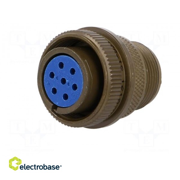 Connector: circular | plug | for cable | PIN: 7 | female | soldering | 97 image 2