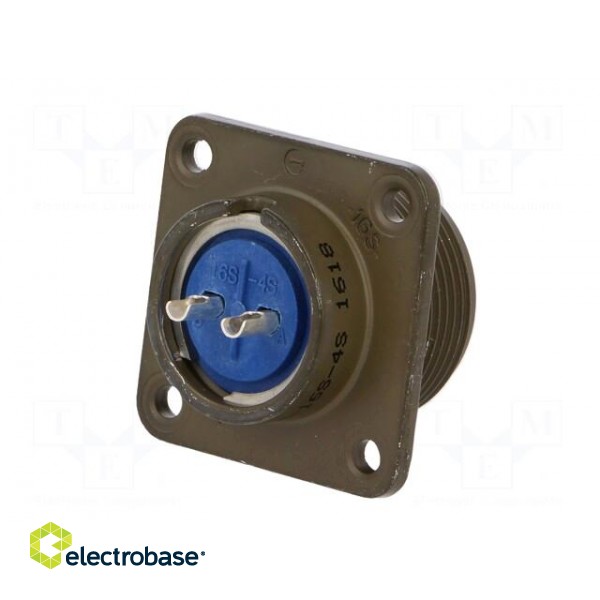 Connector: circular | Series: 97 | socket | female | PIN: 2 | soldering image 6
