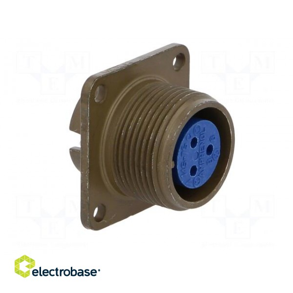 Connector: circular | Series: 97 | socket | female | PIN: 3 | soldering image 8