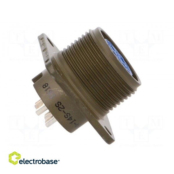 Connector: circular | Series: 97 | socket | female | PIN: 4 | soldering image 7