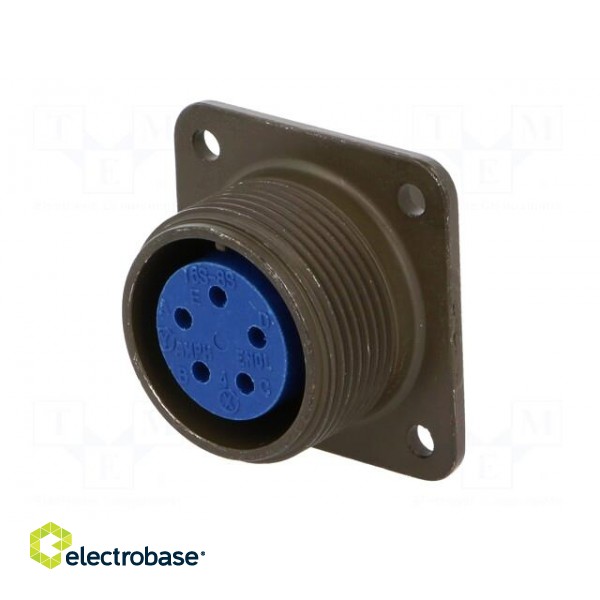 Connector: circular | Series: 97 | socket | female | PIN: 5 | soldering image 2