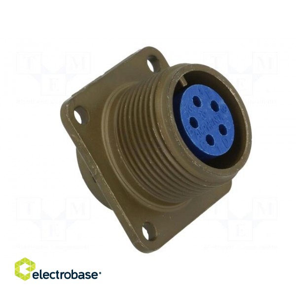 Connector: circular | socket | PIN: 5 | female | soldering | 97 | 13A image 8