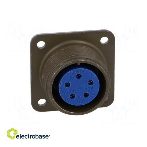 Connector: circular | Series: 97 | socket | female | PIN: 5 | soldering image 9