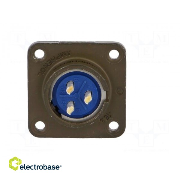 Connector: circular | Series: 97 | socket | male | PIN: 3 | silver plated image 5