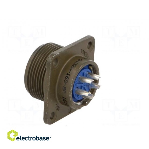 Connector: circular | Series: 97 | socket | male | PIN: 5 | silver plated image 4