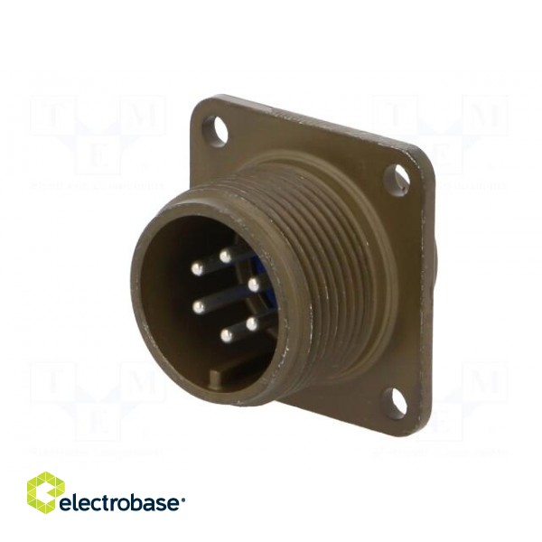 Connector: circular | size 14S | 97 | aluminium alloy | olive | socket image 2