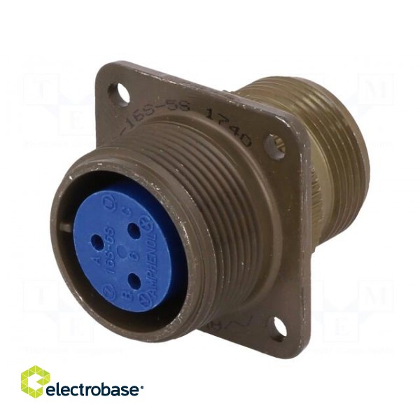 Connector: circular | Series: 97 | socket,plug | female | PIN: 3 | 13A image 1