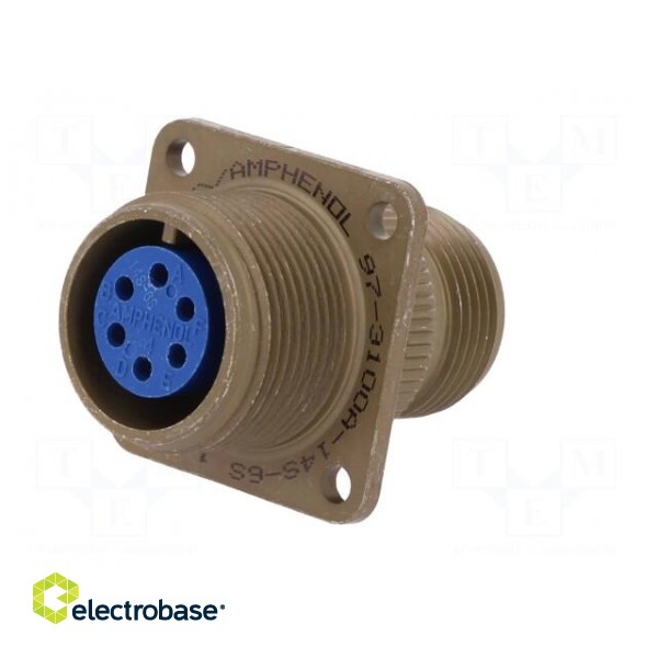 Connector: circular | Series: 97 | socket,plug | female | PIN: 6 | 13A image 2