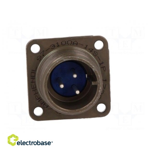 Connector: circular | Series: 97 | socket,plug | male | PIN: 3 | 13A image 9
