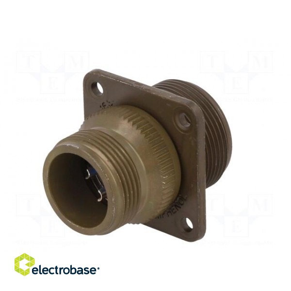 Connector: circular | socket | PIN: 5 | male | soldering | 97 | 13A | olive image 6