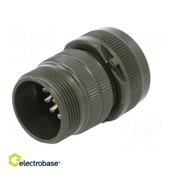 Connector: circular | plug | for cable | PIN: 17 | female | soldering paveikslėlis 6