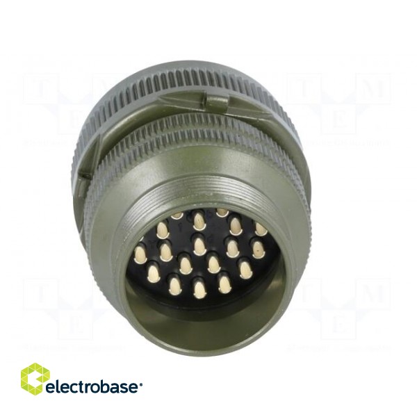 Connector: circular | size 28 | MS/DS | aluminium alloy | olive | plug image 5