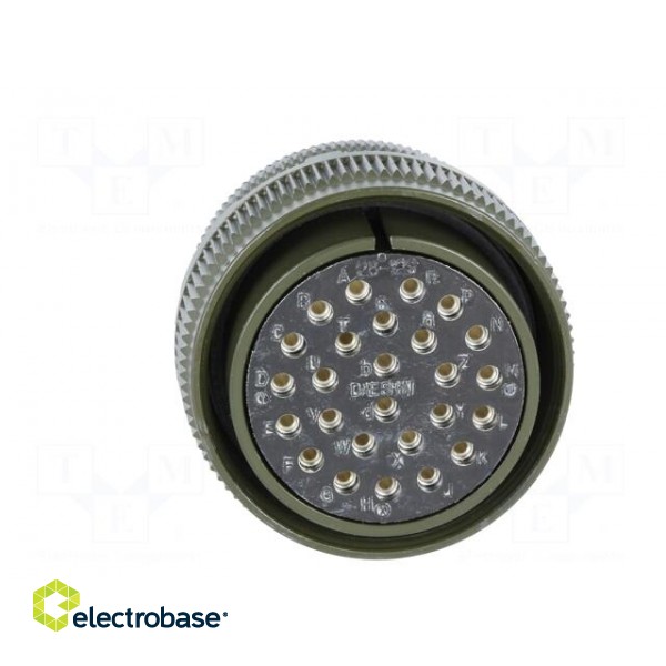 Connector: circular | size 28 | MS/DS | aluminium alloy | olive | plug image 9