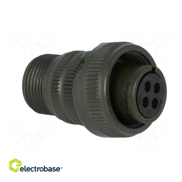 Connector: circular | plug | for cable | PIN: 4 | female | soldering image 8