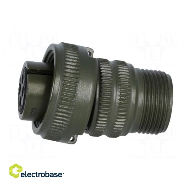 Connector: circular | Series: DS/MS | plug | female | PIN: 4 | for cable paveikslėlis 3