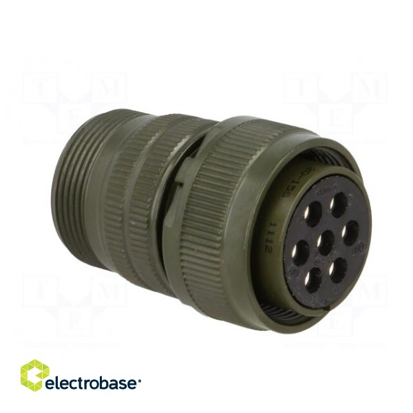 Connector: circular | plug | for cable | PIN: 7 | female | soldering image 8