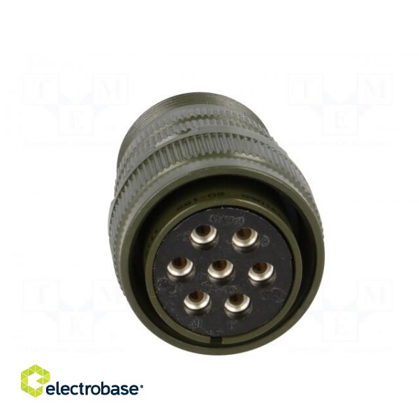 Connector: circular | Series: DS/MS | plug | female | PIN: 7 | for cable paveikslėlis 9